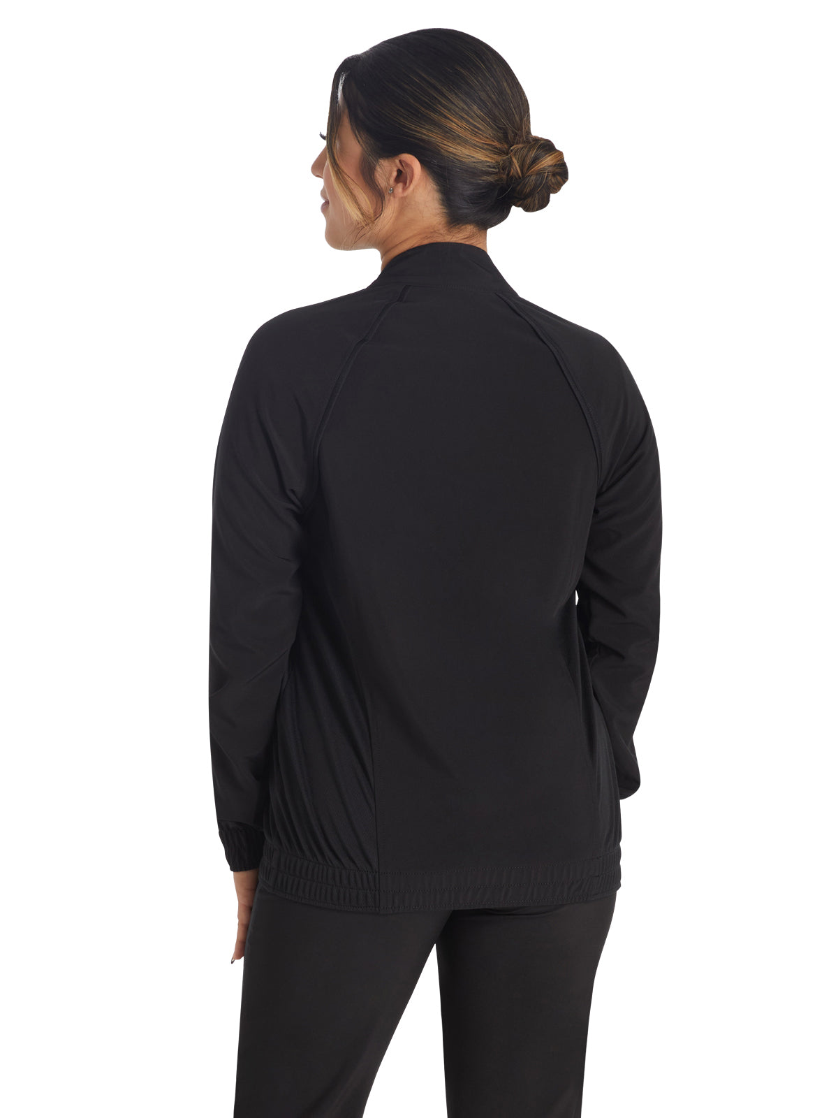 Women's 2-Pocket Zip Front Scrub Jacket