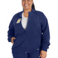 Women's 2-Pocket Zip Front Scrub Jacket