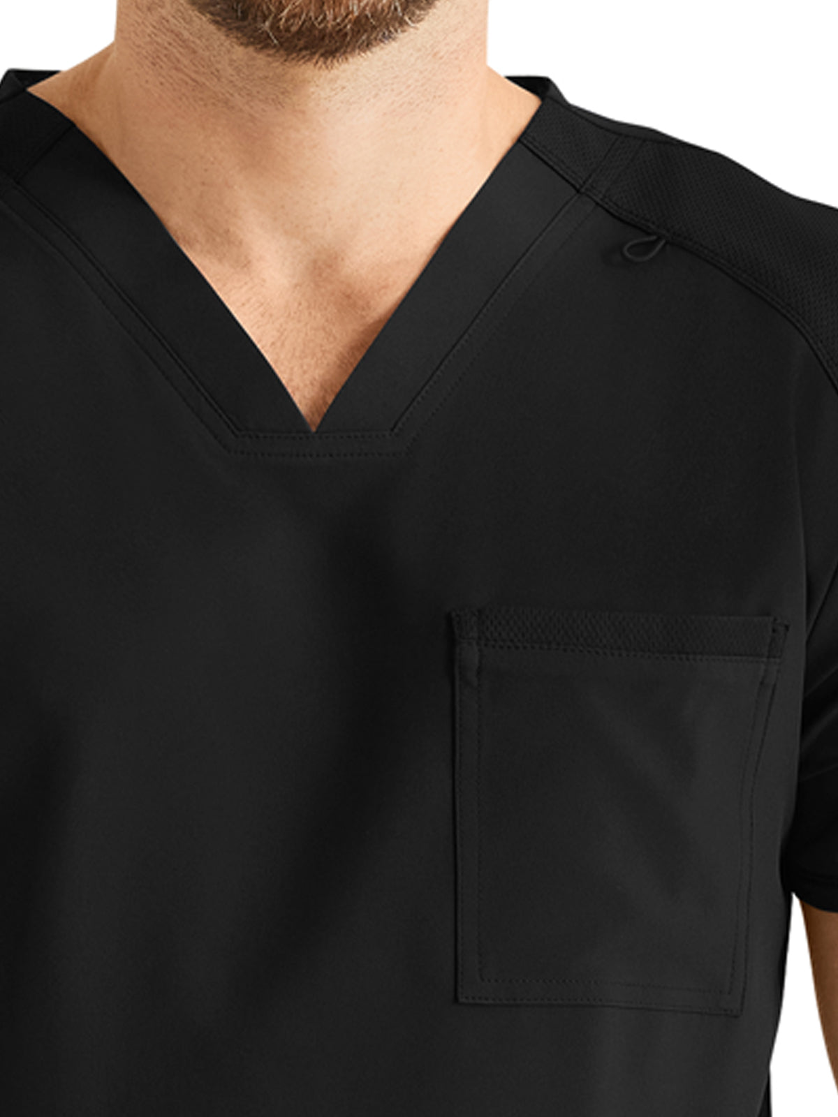 Men's 3-Pocket V-Neck Scrub Top