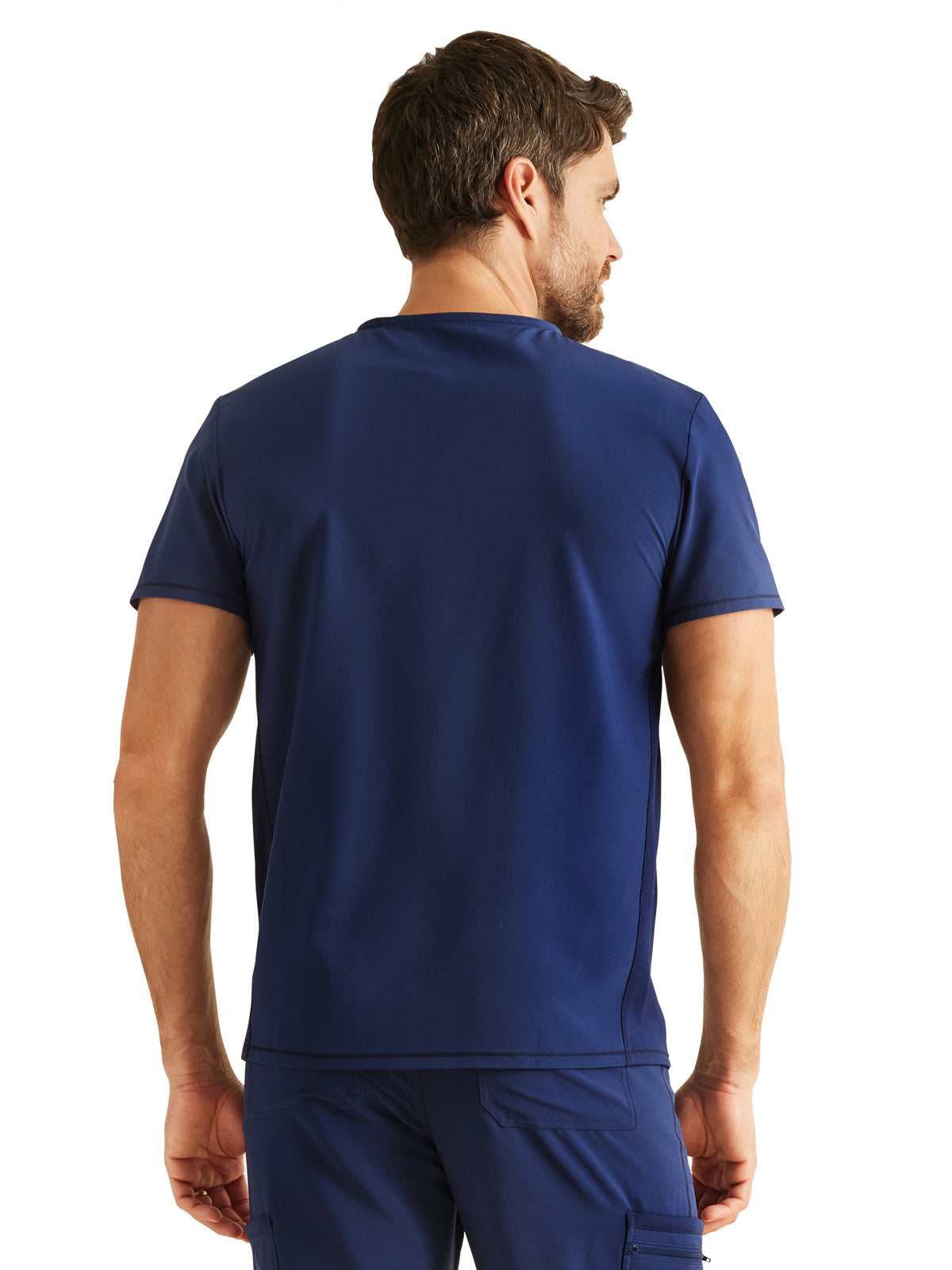 Men's 3-Pocket V-Neck Scrub Top