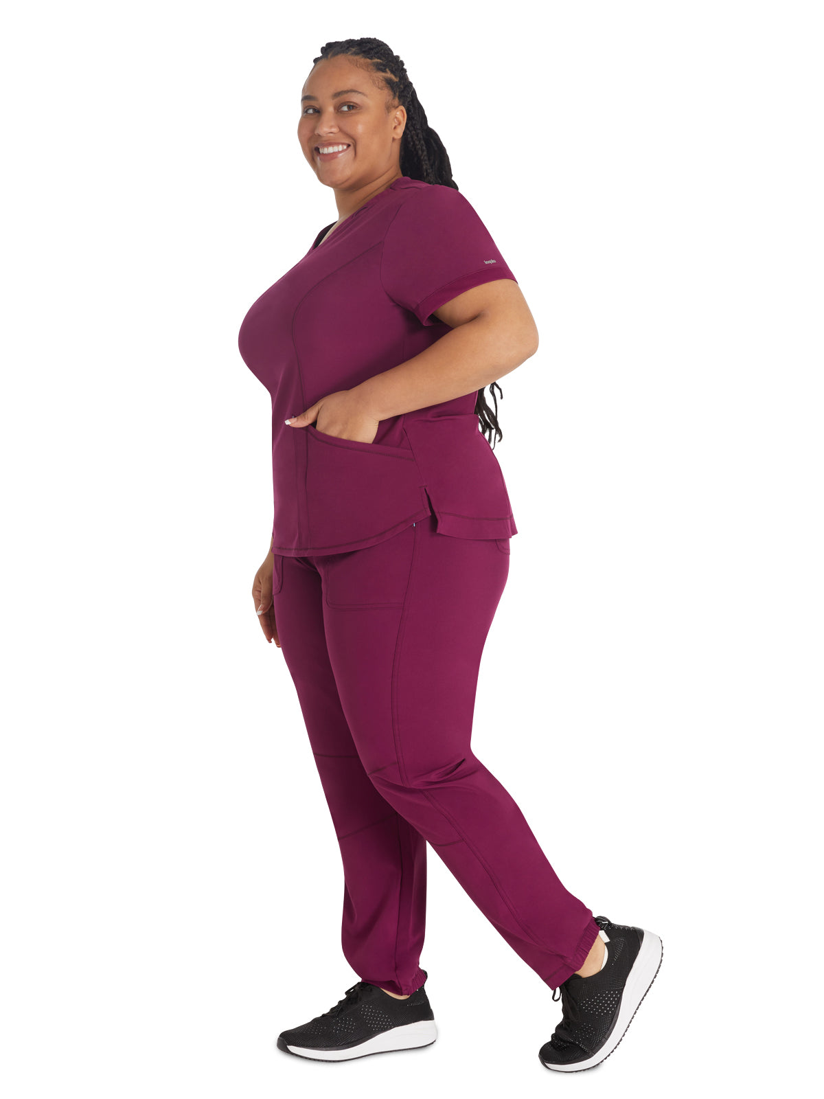 Women's 3-Pocket V-Neck Scrub Top