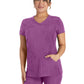 Women's 4-Pocket Cross-Over V-Neck Scrub Top