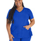 Women's 4-Pocket Cross-Over V-Neck Scrub Top