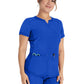 Women's 3-Pocket Henley Scrub Top