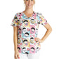 Women's V-Neck Print Top