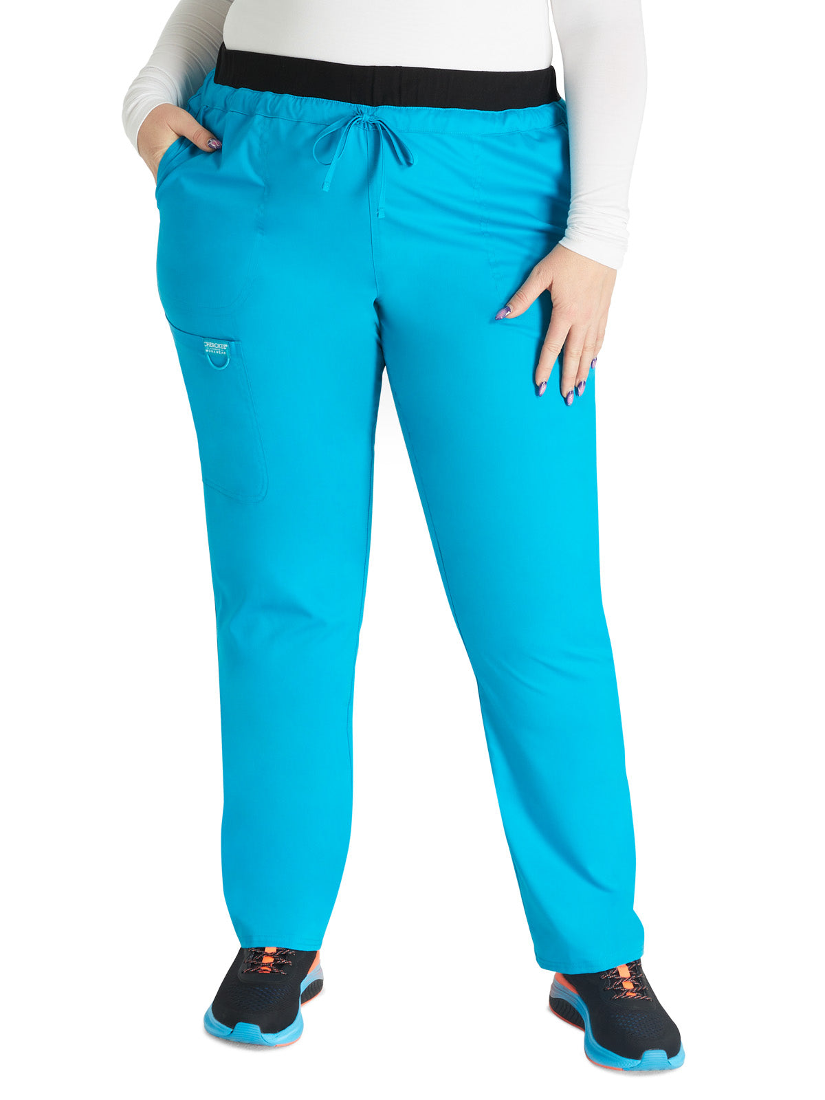 Women's 5-Pocket Tapered Leg Scrub Pant