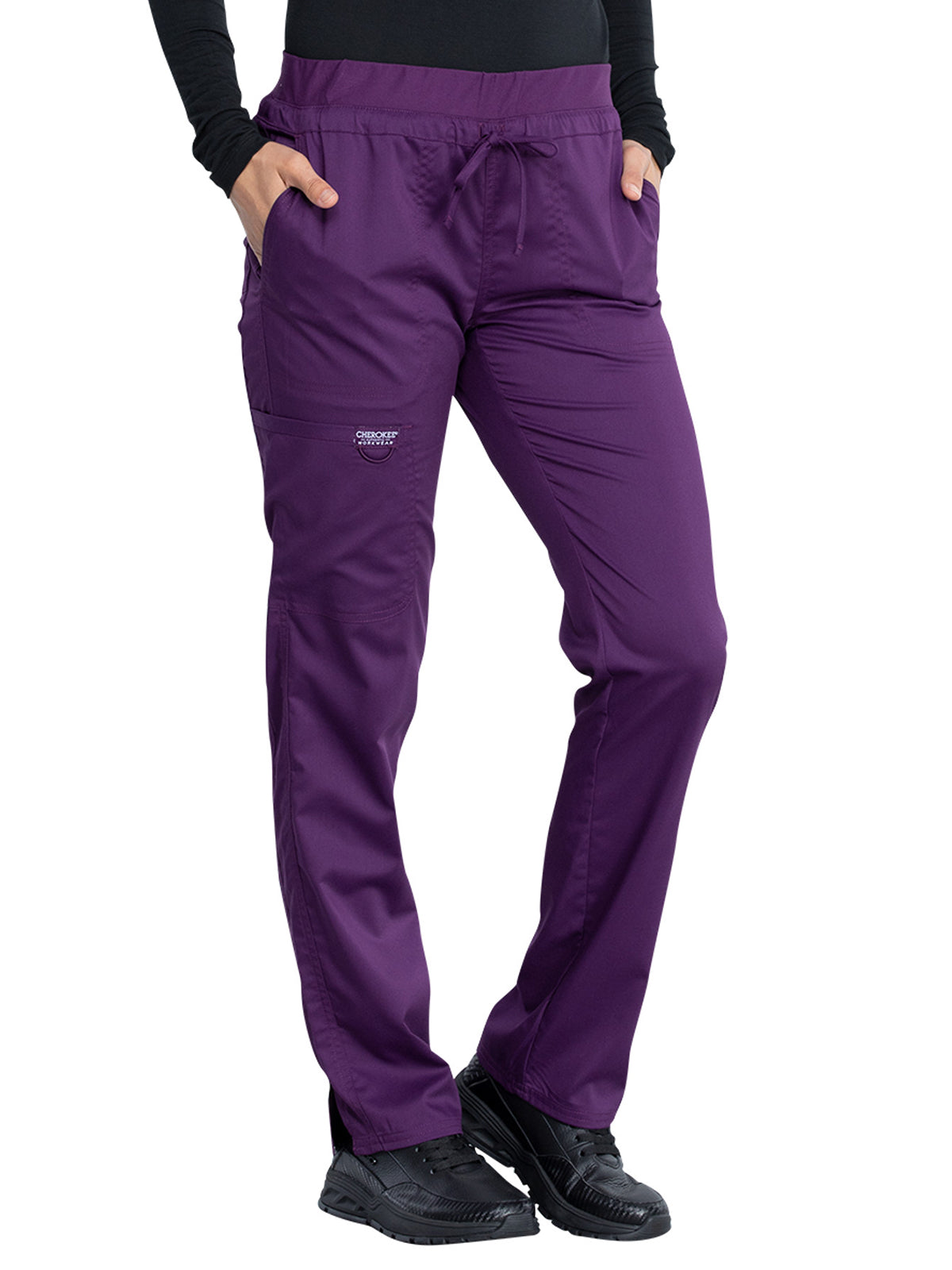 Women's 5-Pocket Tapered Leg Scrub Pant