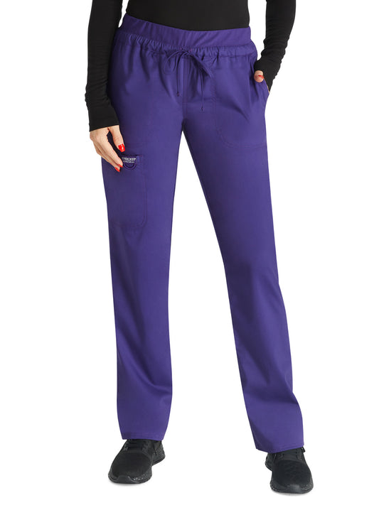 Women's 5-Pocket Tapered Leg Scrub Pant