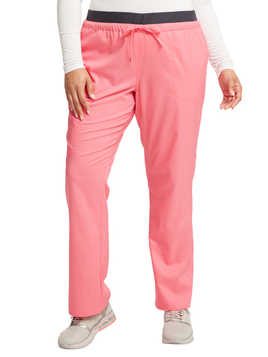 Women's 5-Pocket Tapered Leg Scrub Pant