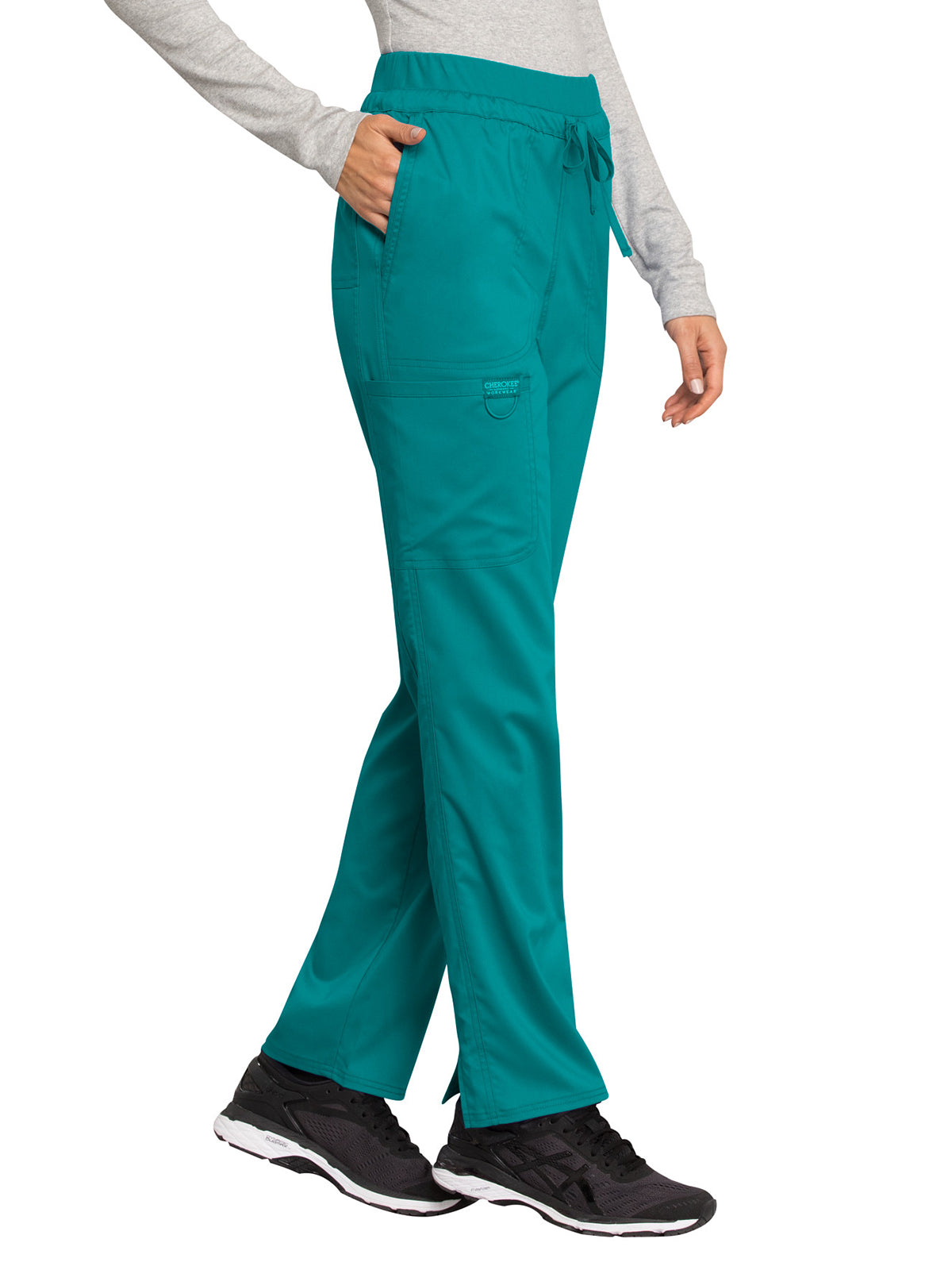 Women's 5-Pocket Tapered Leg Scrub Pant