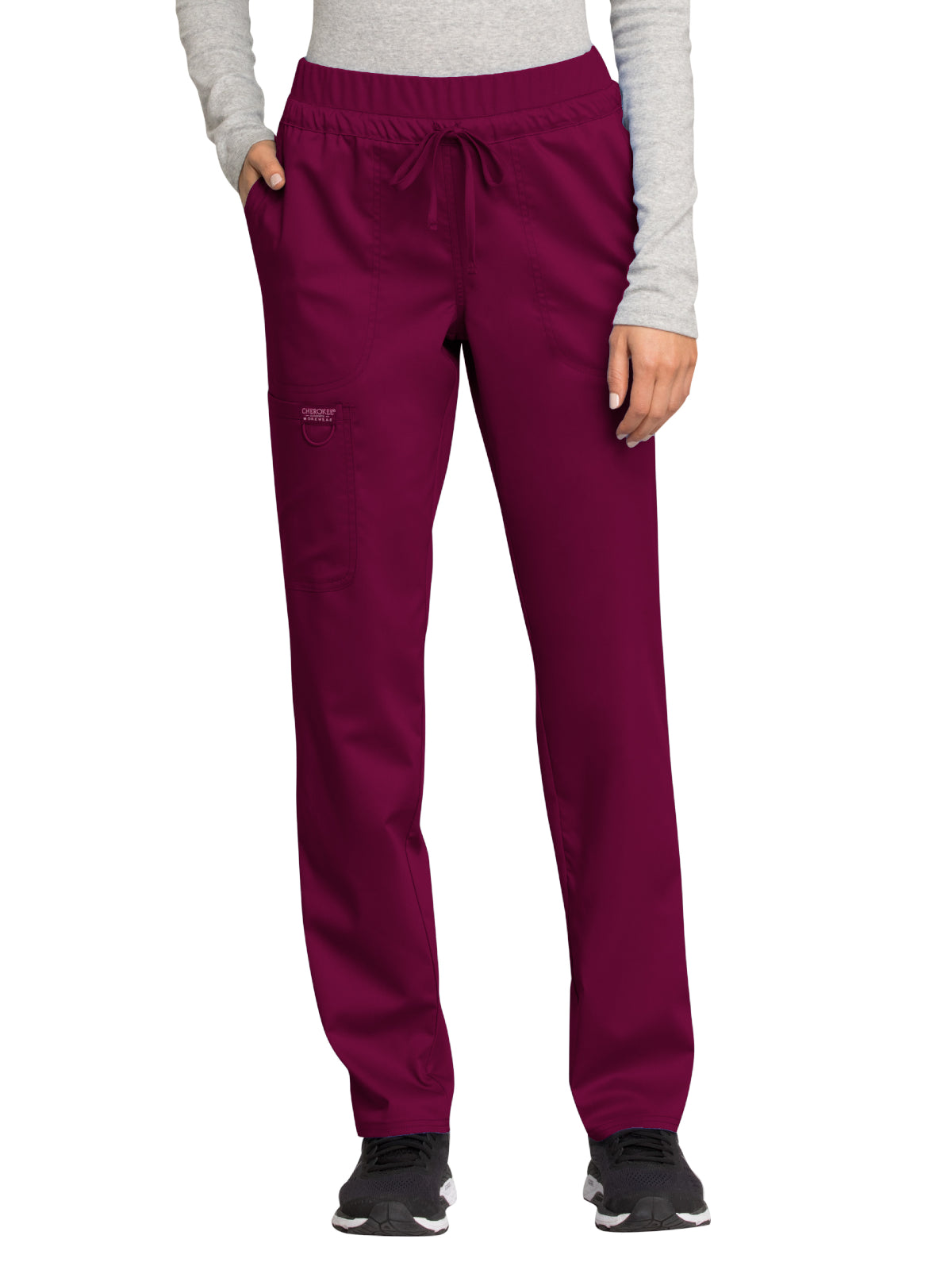 Women's 5-Pocket Tapered Leg Scrub Pant