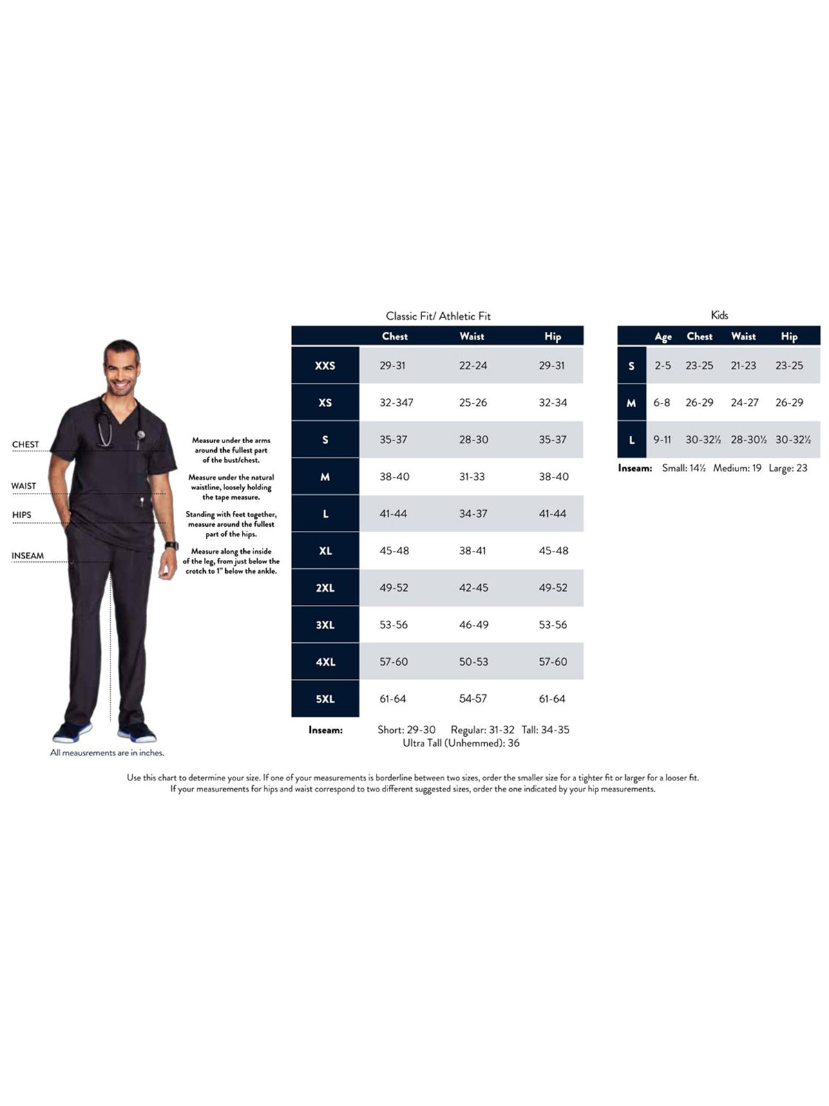 Men's Drawstring Fly Front Scrub Pant