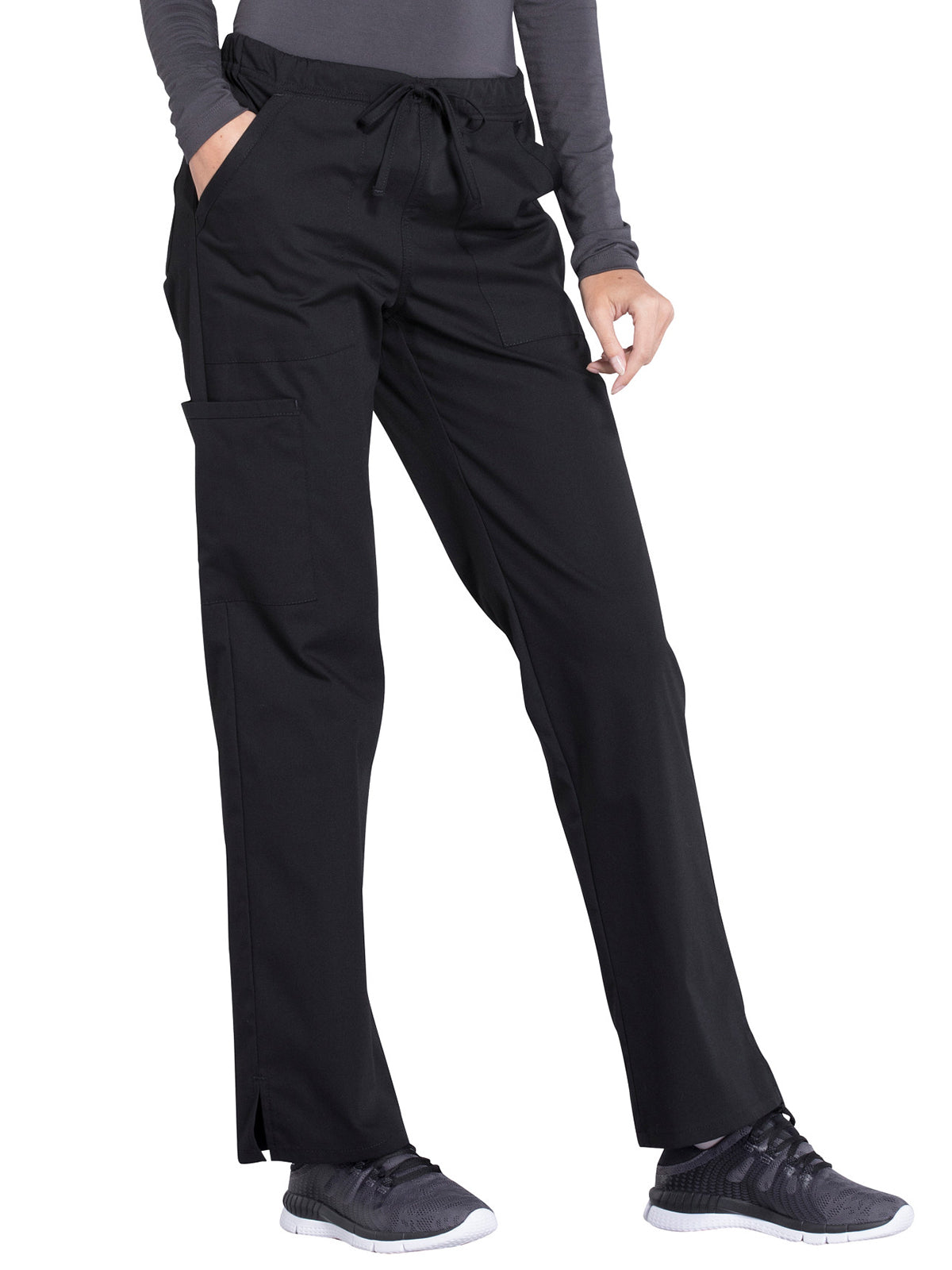 Women's Mid Rise Straight Leg Drawstring Pant