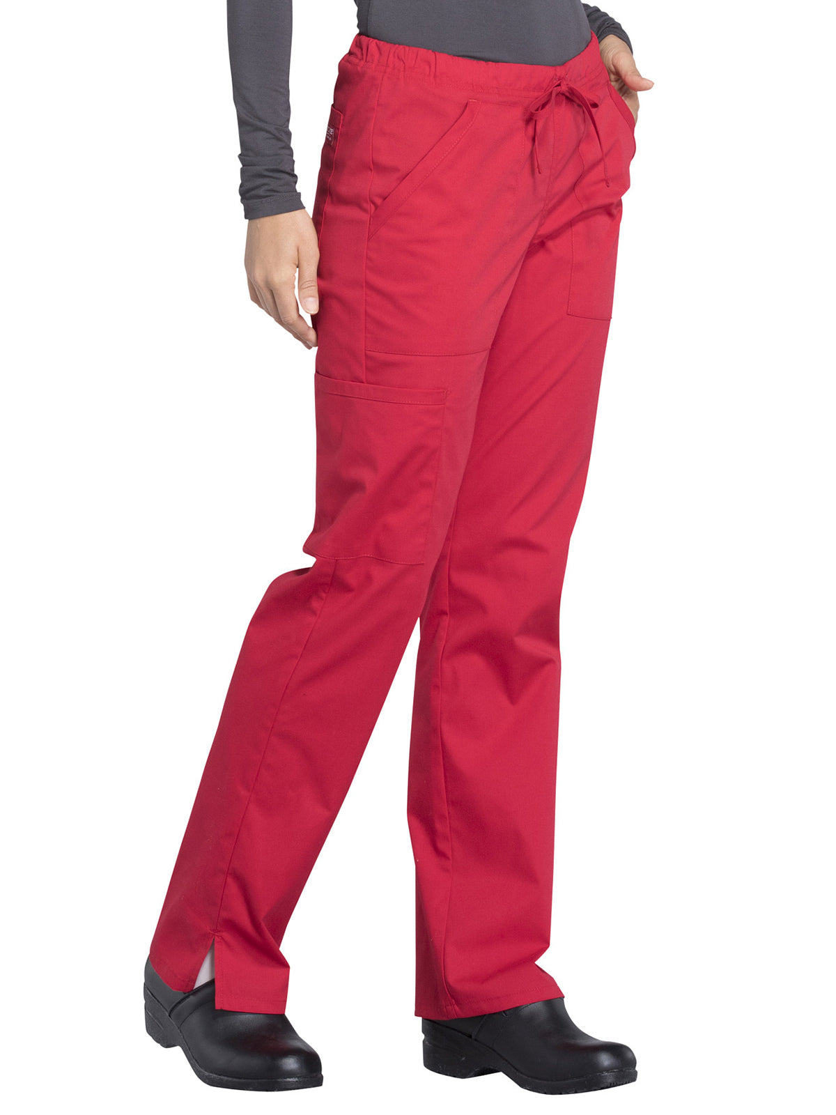 Women's Mid Rise Straight Leg Drawstring Pant