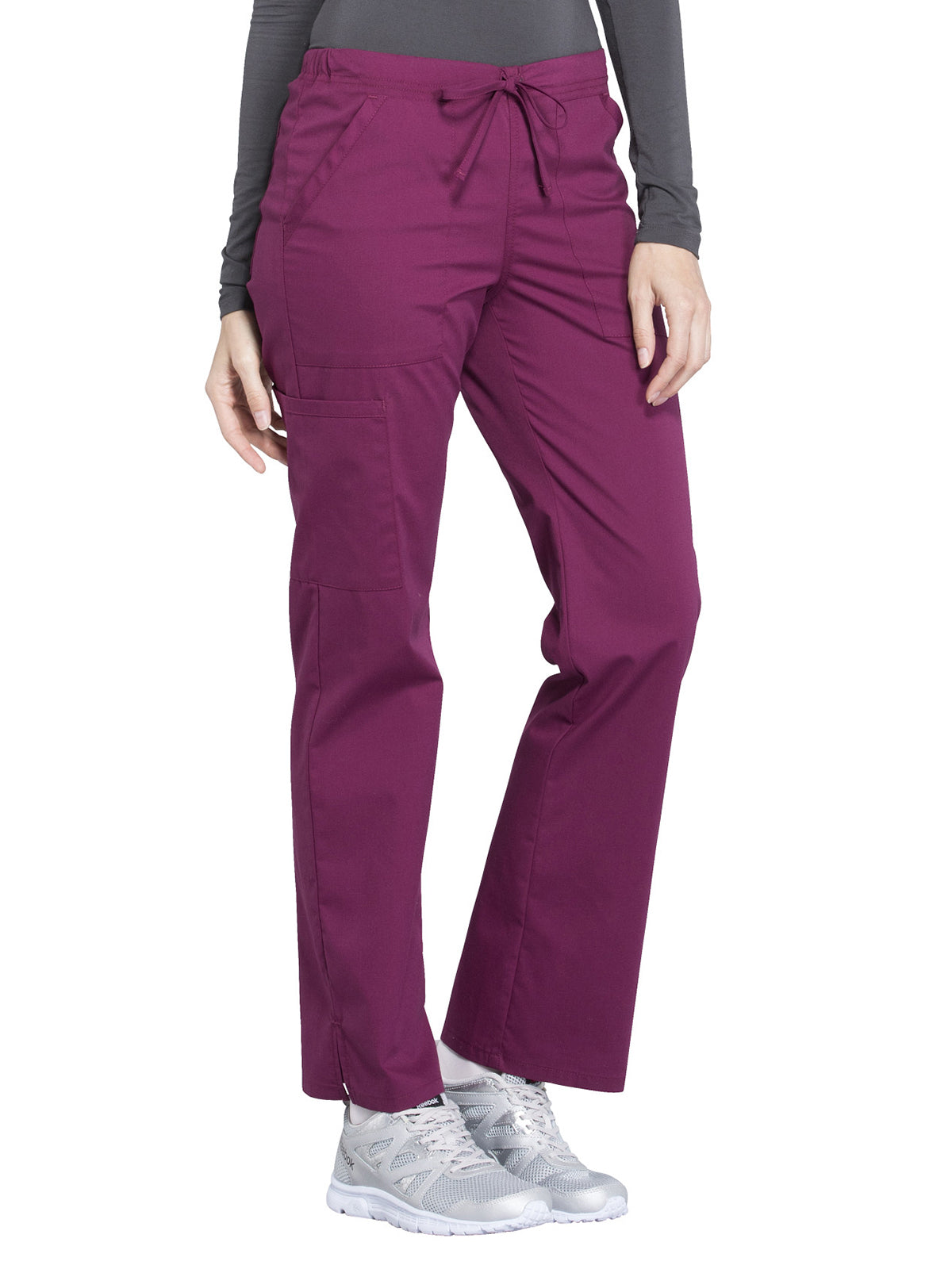 Women's Mid Rise Straight Leg Drawstring Pant