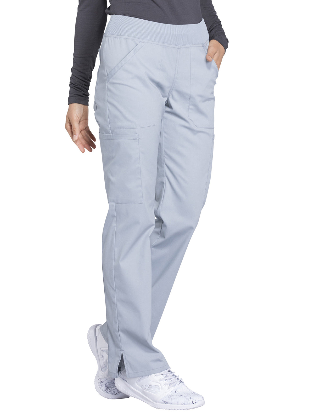 Women's Mid Rise Straight Leg Cargo Scrub Pant