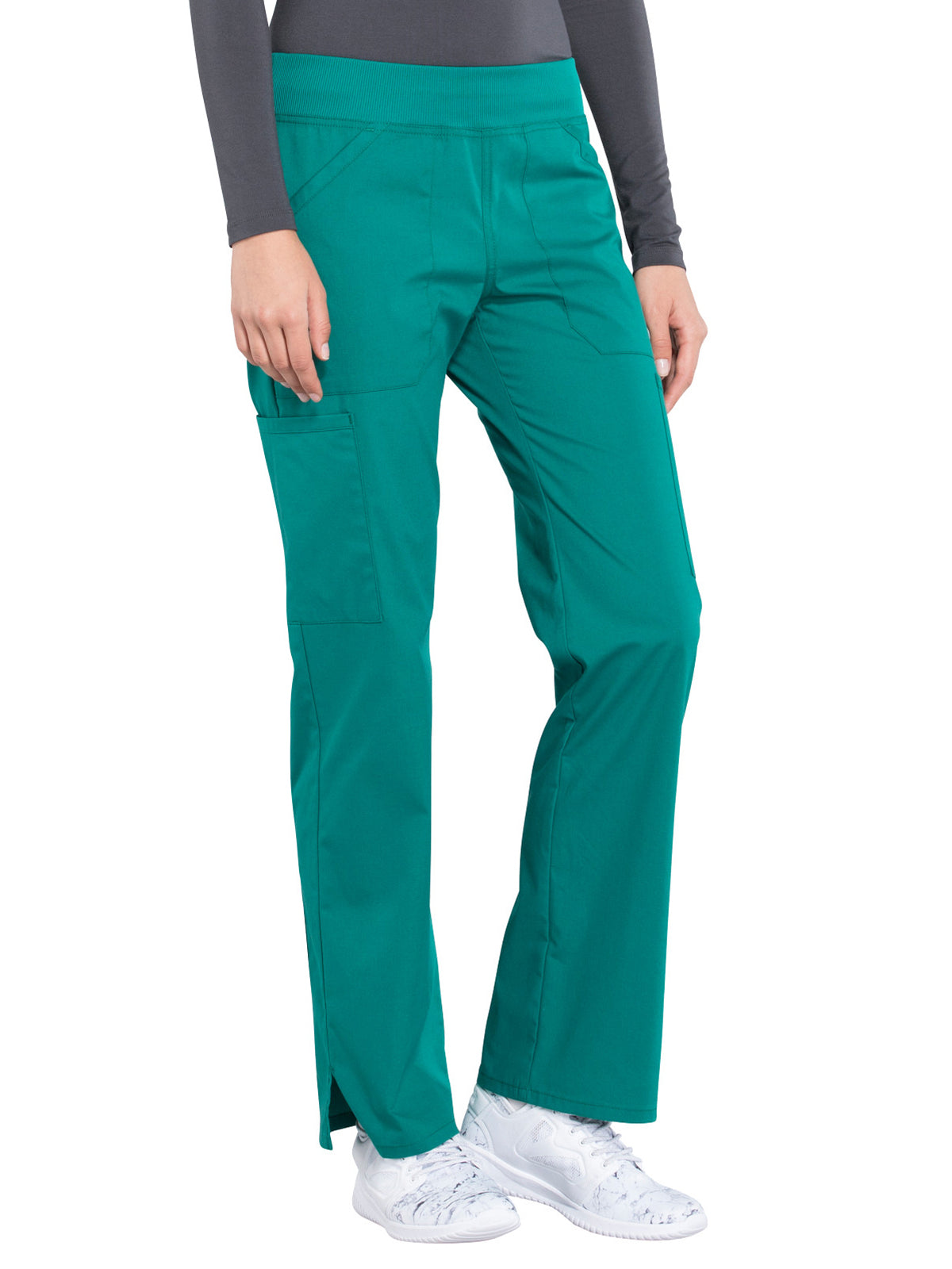 Women's Mid Rise Straight Leg Cargo Scrub Pant