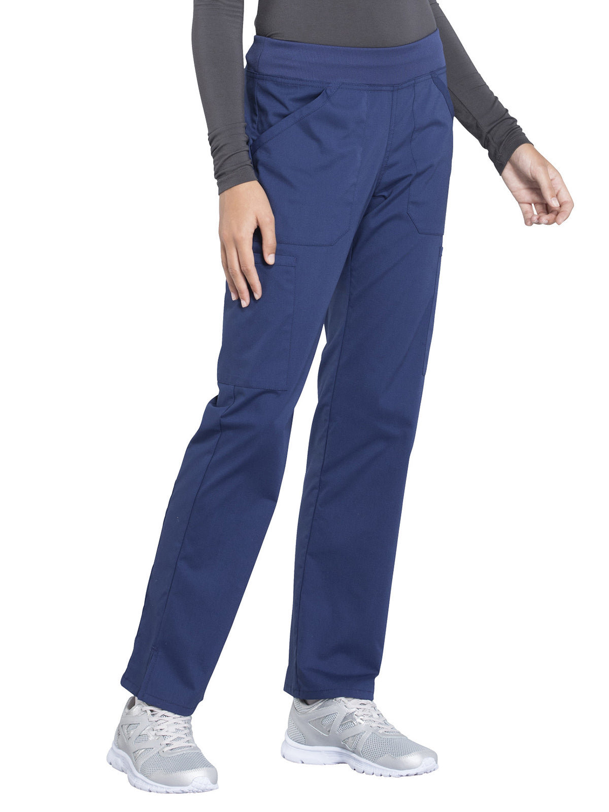 Women's Mid Rise Straight Leg Cargo Scrub Pant