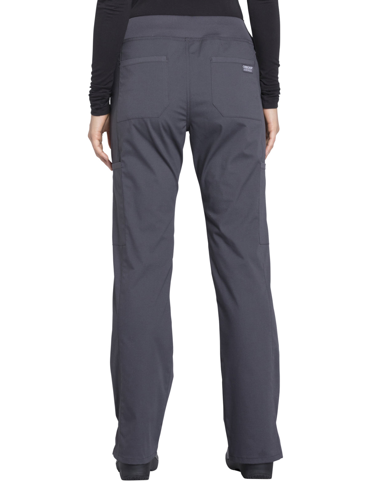 Women's Mid Rise Straight Leg Cargo Scrub Pant