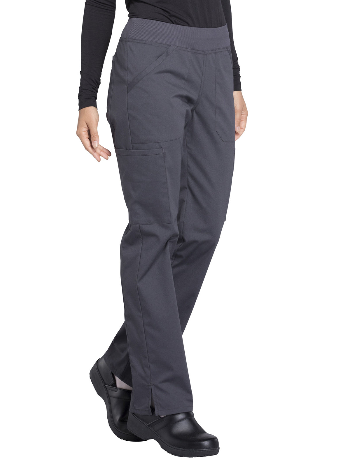 Women's Mid Rise Straight Leg Cargo Scrub Pant