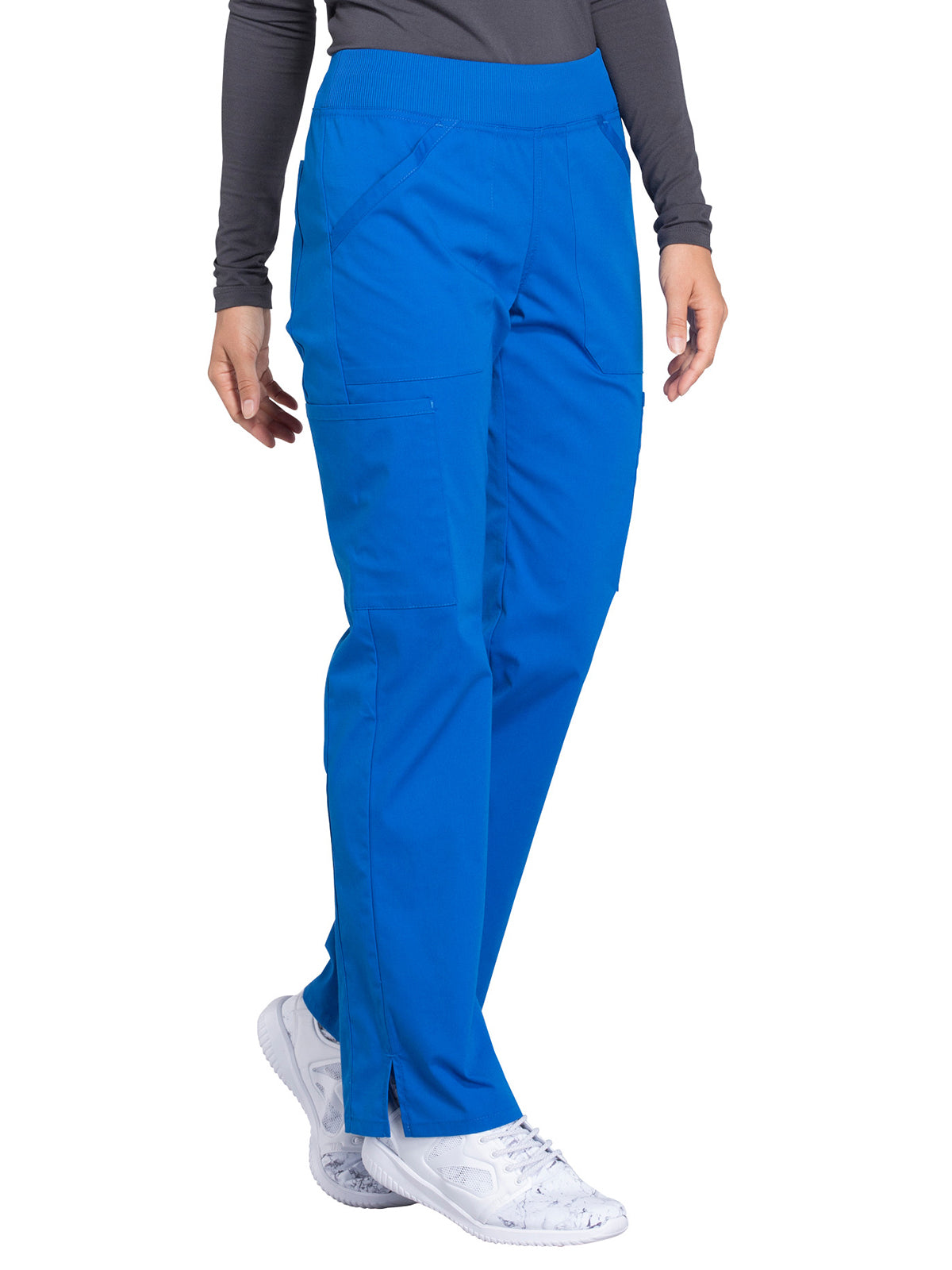 Women's Mid Rise Straight Leg Cargo Scrub Pant