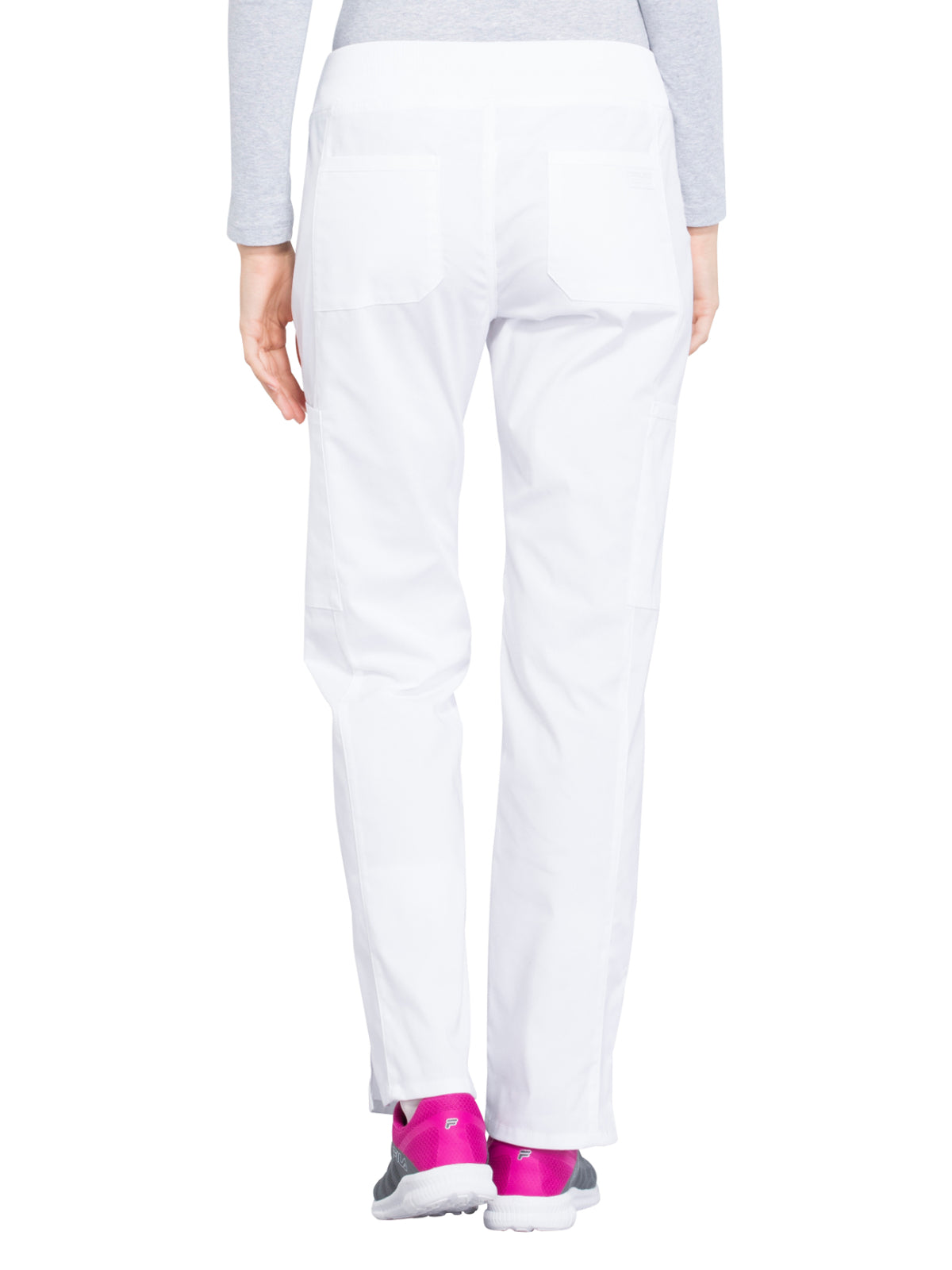 Women's Mid Rise Straight Leg Cargo Scrub Pant