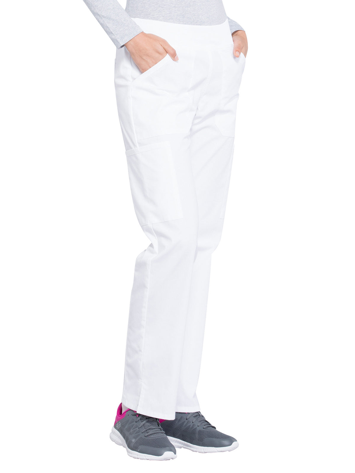 Women's Mid Rise Straight Leg Cargo Scrub Pant