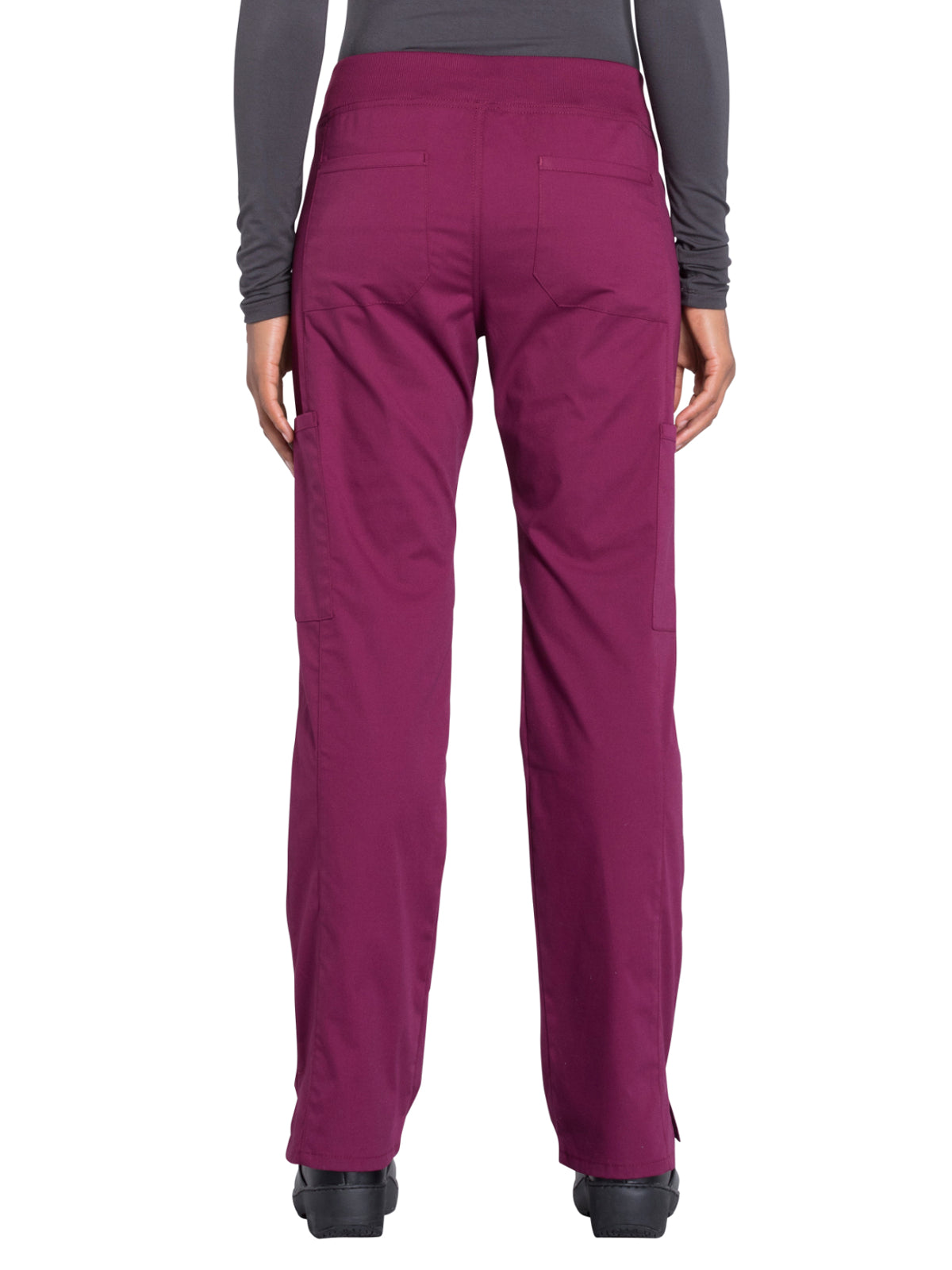 Women's Mid Rise Straight Leg Cargo Scrub Pant