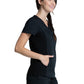 Women's 1-Pocket V-Neck Knit Panel Scrub Top