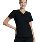 Women's 2-Pocket Knit Panel V-Neck Scrub Top