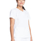 Women's 2-Pocket Knit Panel V-Neck Scrub Top