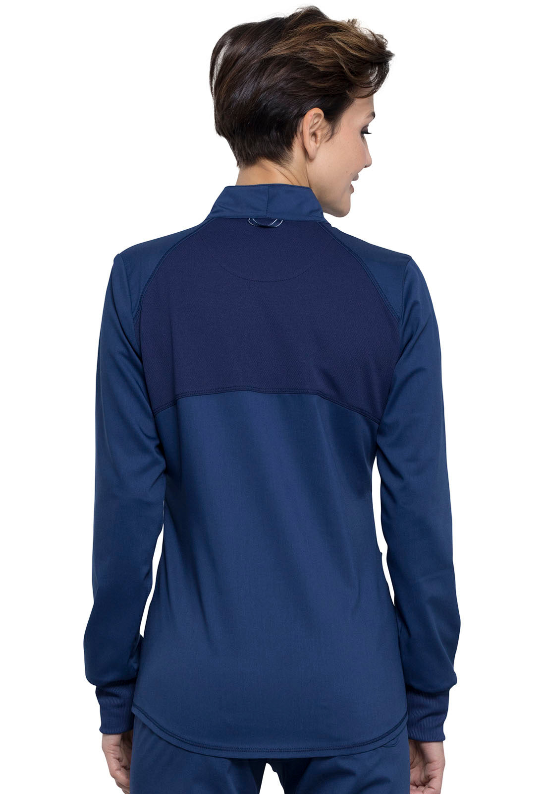 Women's 2-Pocket Zip Front Scrub Jacket