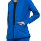 Women's 2-Pocket Zip Front Scrub Jacket