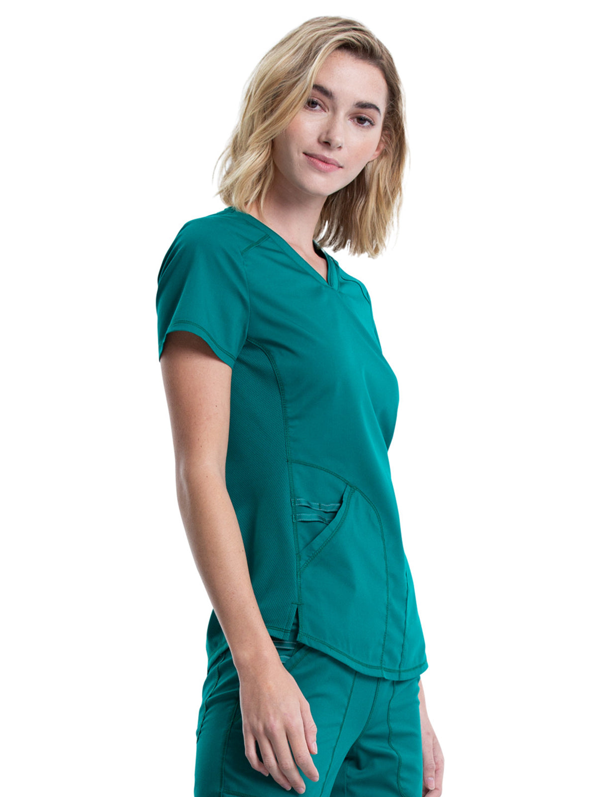 Women's 2-Pocket V-Neck Scrub Top