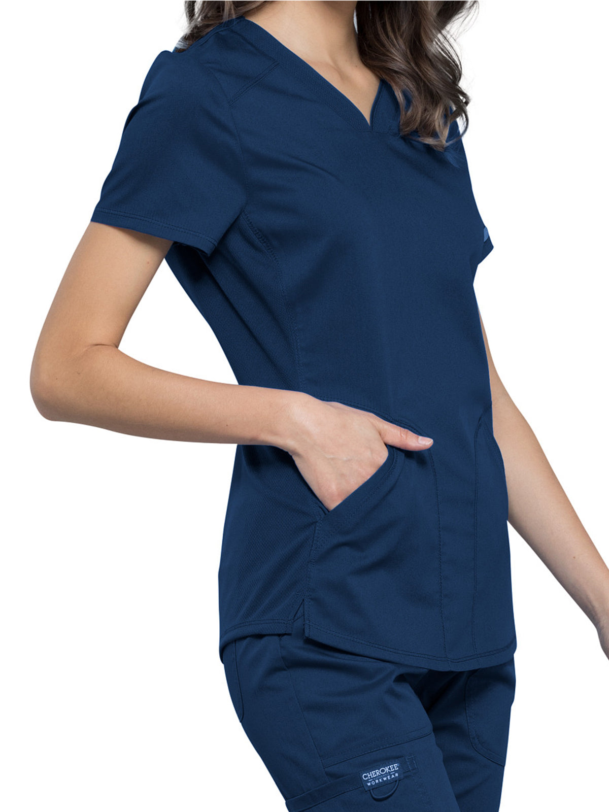 Women's 2-Pocket V-Neck Scrub Top