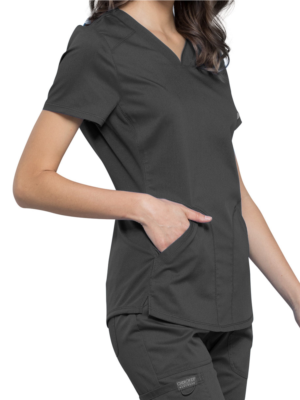 Women's 2-Pocket V-Neck Scrub Top