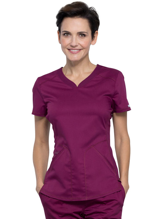 Women's 2-Pocket V-Neck Scrub Top