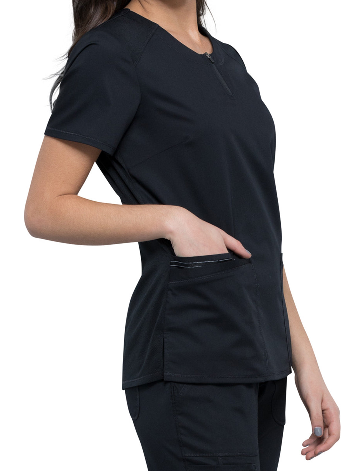 Women's Round Neck Scrub Top