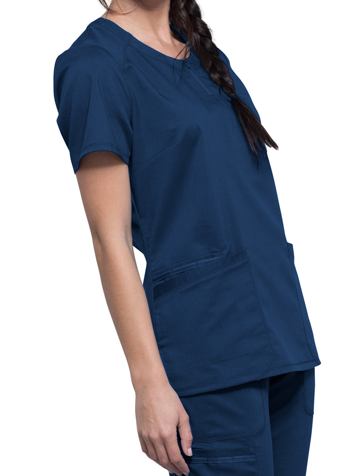 Women's Round Neck Scrub Top