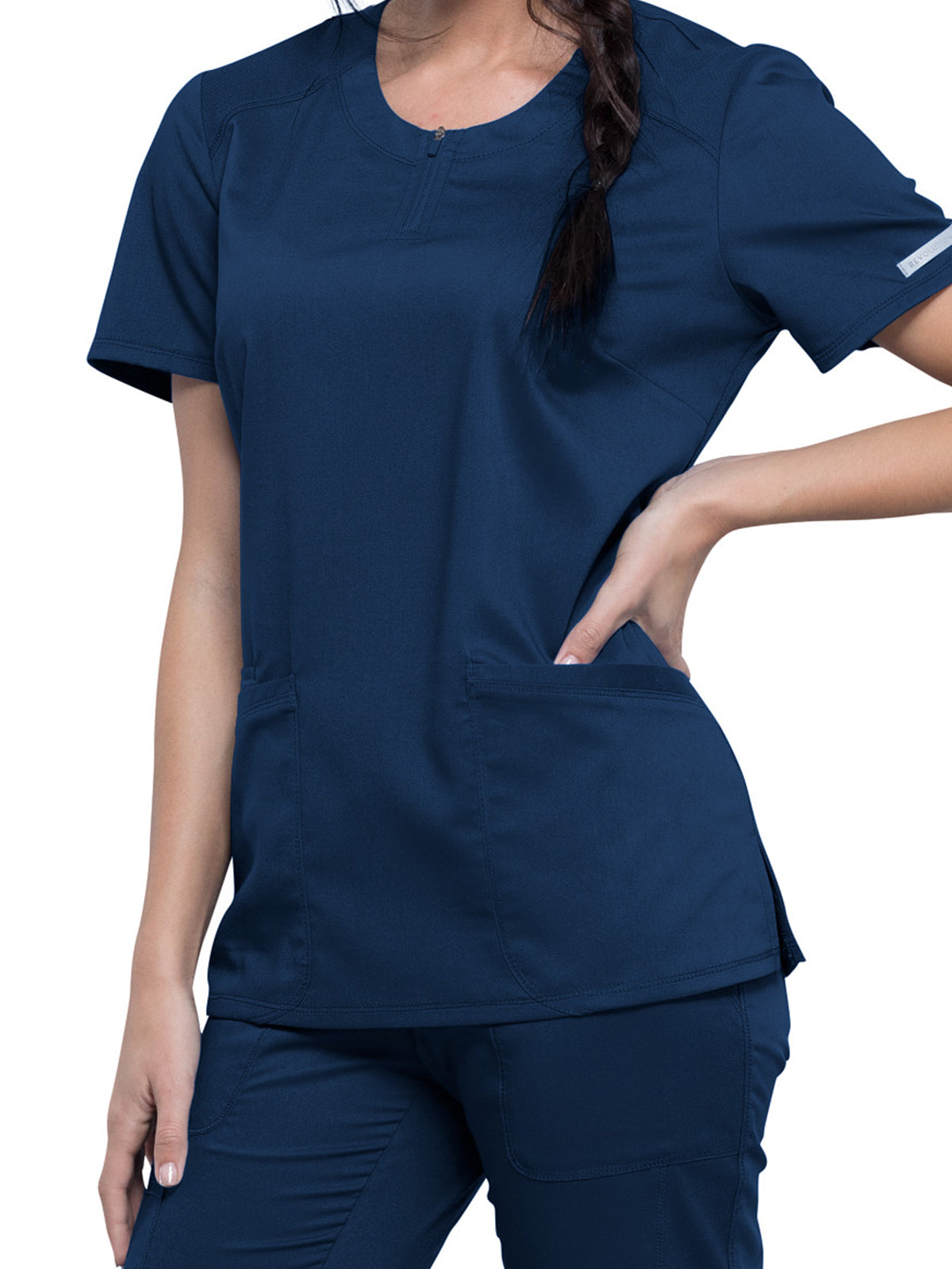 Women's Round Neck Scrub Top