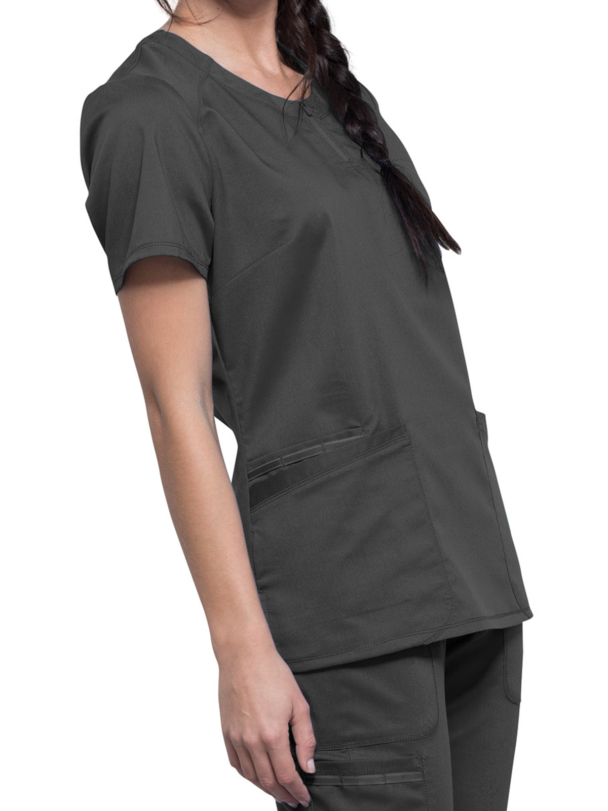 Women's Round Neck Scrub Top