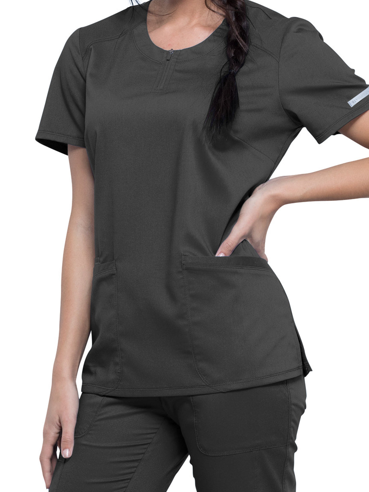 Women's Round Neck Scrub Top