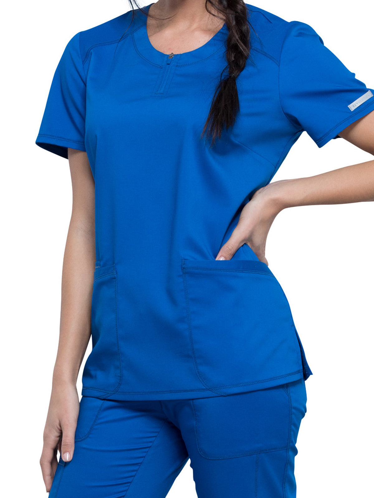 Women's Round Neck Scrub Top