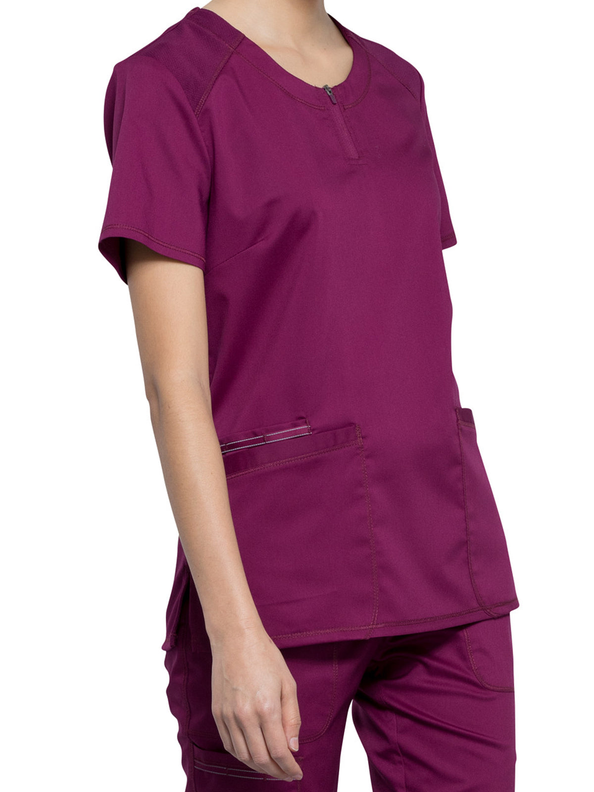 Women's Round Neck Scrub Top