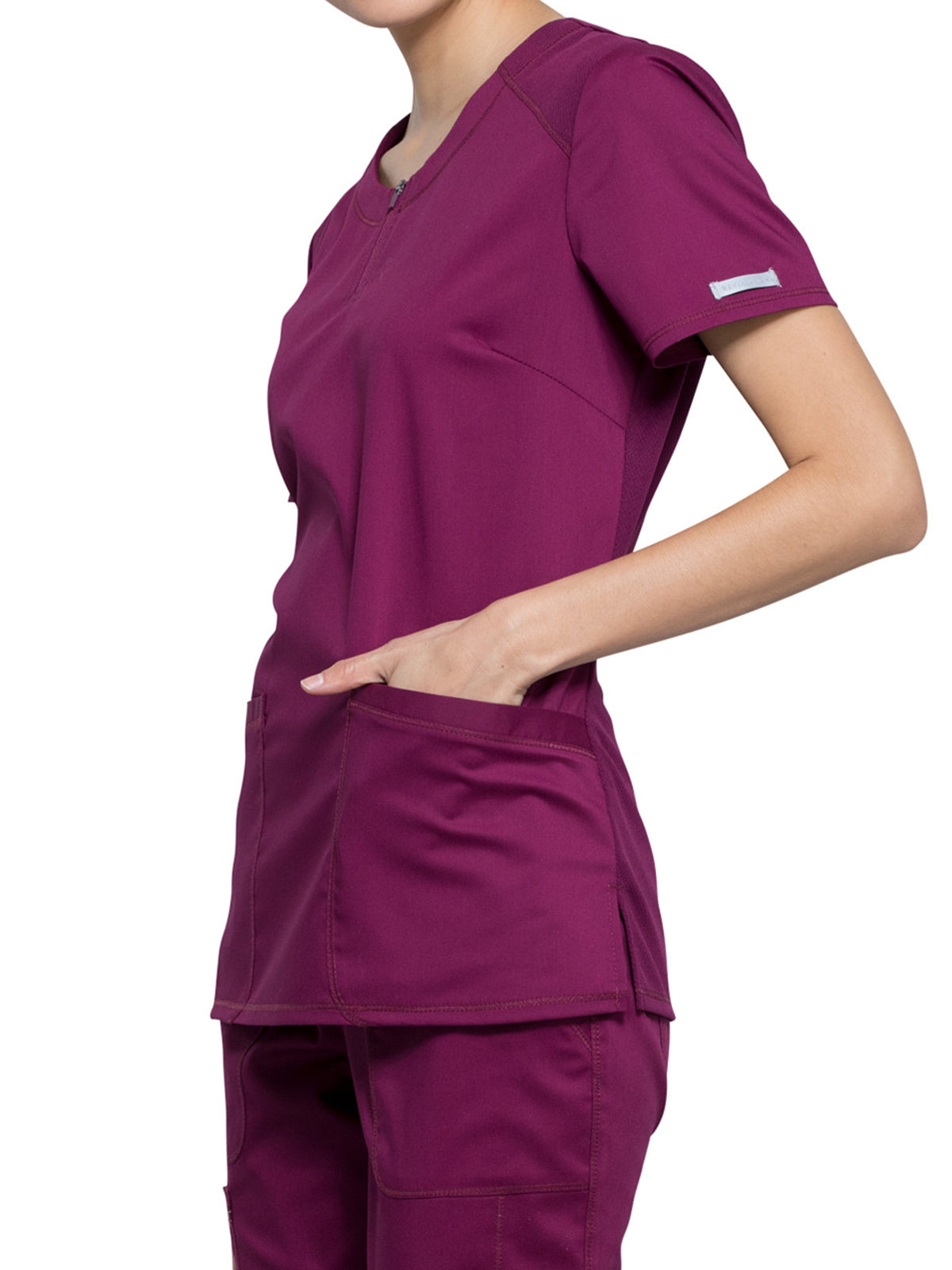 Women's Round Neck Scrub Top