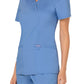 Women's 2-Pocket Mock Wrap Scrub Top