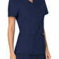 Women's 2-Pocket Mock Wrap Scrub Top