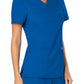 Women's 2-Pocket Mock Wrap Scrub Top