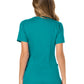 Women's 2-Pocket Mock Wrap Scrub Top