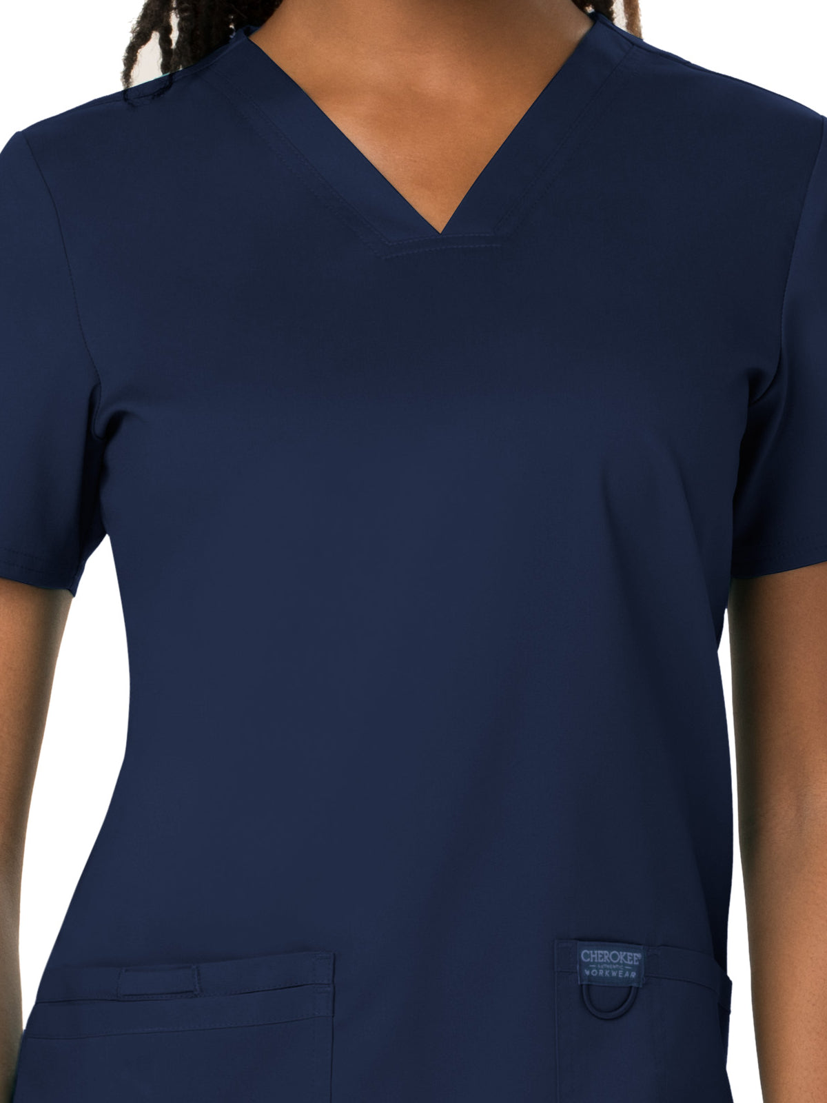 Women's 3-Pocket V-Neck Scrub Top